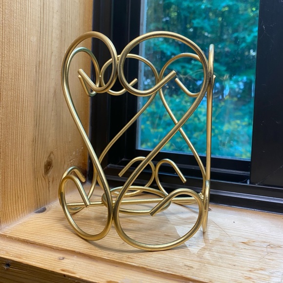 Metallic Gold Decorative Candle Holder - Picture 3 of 7
